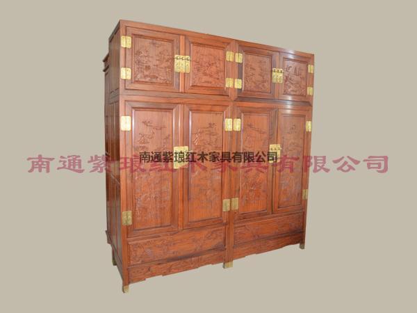  山水頂箱柜
